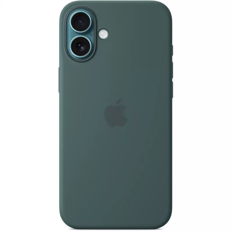 Apple iPhone 16 Plus -silikonikotelo MagSafe-yhteensopiva – merenvihreä