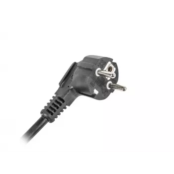 Lanberg PDU-03F-0200-BK virranjakoyksikkö (PDU) 1U musta 3 AC-lähtöä (PDU-03E-0200-IEC-BK)