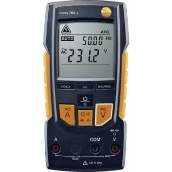 Testo digitaalinen yleismittari RMS 600 VAC 600 VDC 10 ADC (TESTO 760-1)