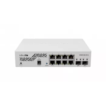 Verkkokytkin MikroTik CSS610-8G-2S+IN — 8x Gigabit RJ-45, 2x SFP+ 10G, PoE, 12–57V tulo