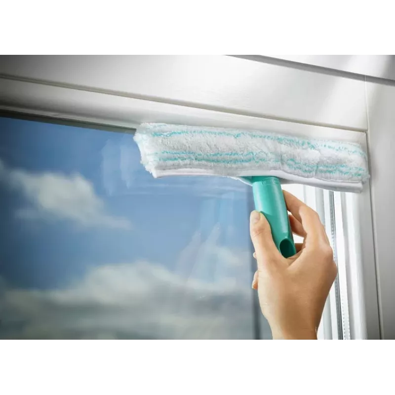Leifheit ikkunaimuri lasinpesuri Dry&Clean kahvalla ja pesuharjalla 51003