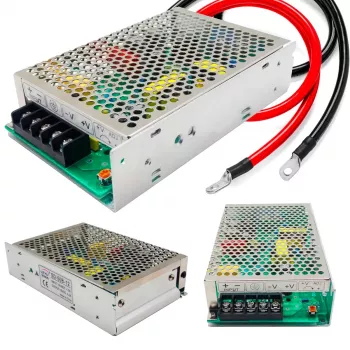 DC/DC-jännitemuunnin Extralink SD-50C-24 48V→24V 50W passiivijäähdytetty metallikotelo
