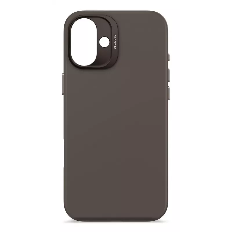 Kuori Decoded silikonikotelo iPhone 16 Plus 17 cm musta