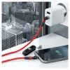 USB-kaapeli RealPower MagneticCharge2 1 m punainen pikalataus tiedonsiirto