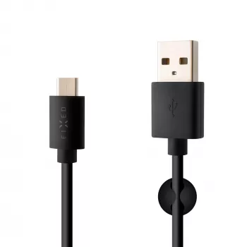 USB–USB-C-data- ja latauskaapeli FIXED FIXD-UC2M-BK — 2,0 m, musta