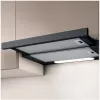 Elica Elite 14 LUX BL/A/60 teleskooppiliesituuletin, puoliksi upotettava (ulosvedettävä), 368 m³/h, LED, 62 dB, musta