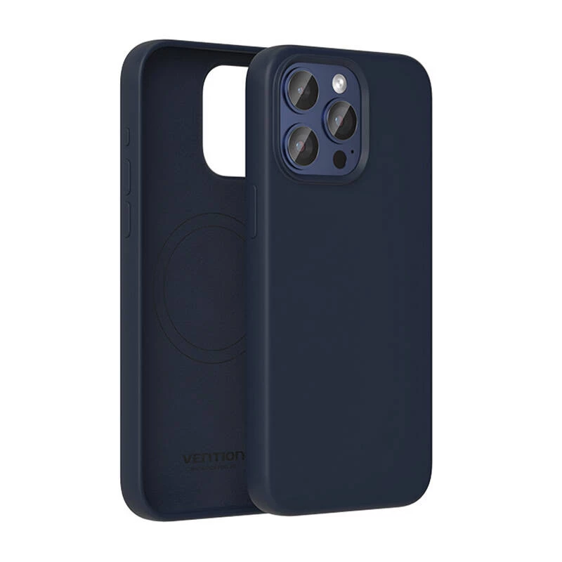 Vention KUFL0-40 silikoninen suojakotelo iPhone 15 Pro Max, sininen
