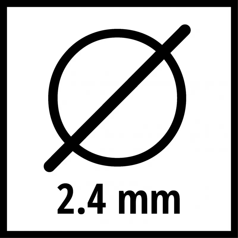 Trimmerilanka hiljainen lanka 2,4 mm (15 metriä)