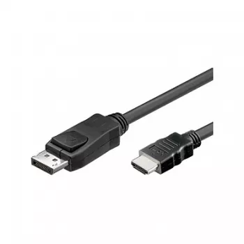 Good Connections HDMI 5 m, 5 m, HDMI, DisplayPort, pistoke, pistoke, musta