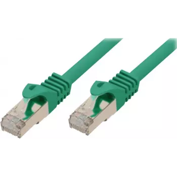 Verkkokaapeli ShiverPeaks BASIC-S Cat7 1 m vihreä