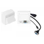 Vivolink WI221192 kojerasia HDMI + VGA + 3,5 mm valkoinen