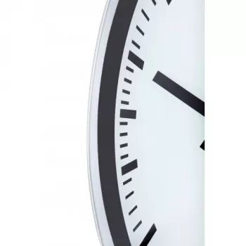 NeXtime kello 3031 Magic - Stripe, 25x35,2 cm, seinäkello, valkoinen