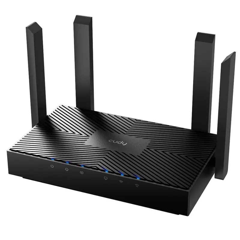 Cudy WR3000 langaton reititin Gigabit Ethernet dualband (2,4 GHz / 5 GHz) musta