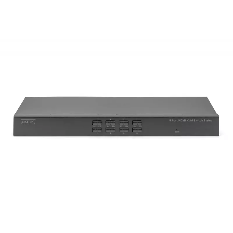 Digitus 8-porttinen HDMI KVM-kytkin USB 4K Ultra HD