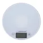 Elektroninen keittiövaaka ESPERANZA EKS003W, 5 kg kapasiteetti, 1 g tarkkuus, karkaistu lasi, kosketusohjaus
