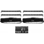 LED-palkkisetti EUROLITE 4x LED BAR-12 QCL RGBW 2 pehmeällä laukulla ja ohjaimella