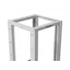 Avoin teline 19 inch 18U 600x800 harmaa