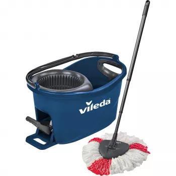 Bodenwischer VILEDA TurEasyWring & Clean Box 167756 ämpärillä ja puristimella