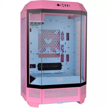 Thermaltake The Tower 300 Bubble Pink, pinkki, karkaistu lasi – Midi/Mini Tower – ATX