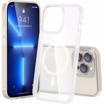 StyleShell SHOCKFlex, puhelinkotelo läpinäkyvä, iPhone 16 Pro, MagSafe-yhteensopiva