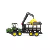 Bruder John Deere 1210E Forwarder tarttujalla