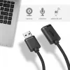 USB-kaapeli UNITEK Y-C447GBK 0,5 m USB 2.0 musta