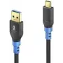 PureLink FlexInstall FI-U320-020 USB-C – USB-A -kaapeli, USB 3.0 5Gbps, 2 m