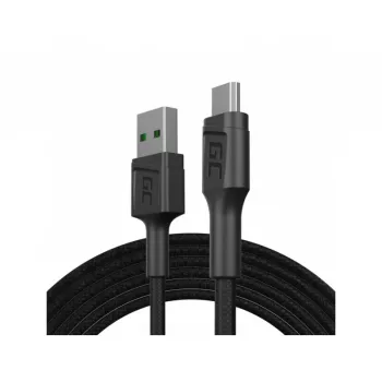 USB 2.0 -kaapeli Green Cell KABGC20 — USB A - Micro-USB B, 1,2 m, musta