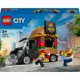 LEGO City hampurilaisvaunu ruoka-auto lelu pojille ja tytöille yli 5-vuotiaille, ajoneuvon rakennuslelu, keittiöleikkisetti myyjä-minihahmolla ja tarvikkeilla