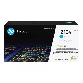HP värikasetti 213A W2131A jopa 3000 sivua syaani