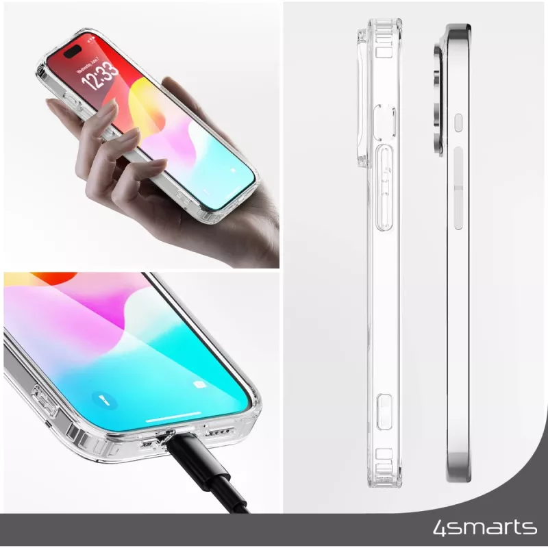 Kuorikotelo 4smarts 540606 iPhone 15 Plus läpinäkyvä 17 cm