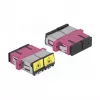 Kuitukytkin DeLOCK 86896 SC Duplex naaras SC Duplex naaras Multimode violetti