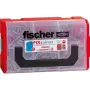 Fischer FIXtainer -DUOPOWER lyhyt / pitkä - tulpat - vaaleanharmaa / punainen - 210 kpl