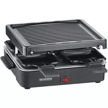 Severin mini raclette-grilli 4 pientä tarttumatonta pannua 600 W