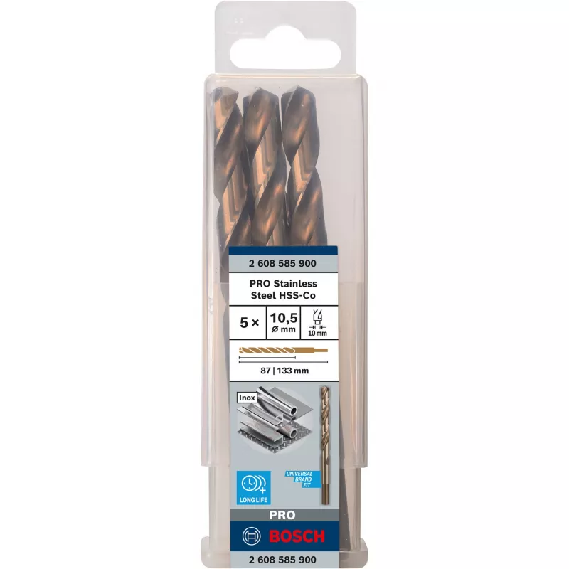 Bosch HSS koboltti kierrepoporasarja 2608585900 5-osainen