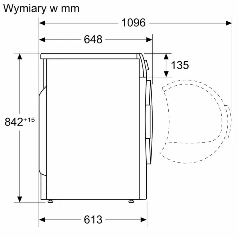 pyykkiteline Bosch WQG233DNPL