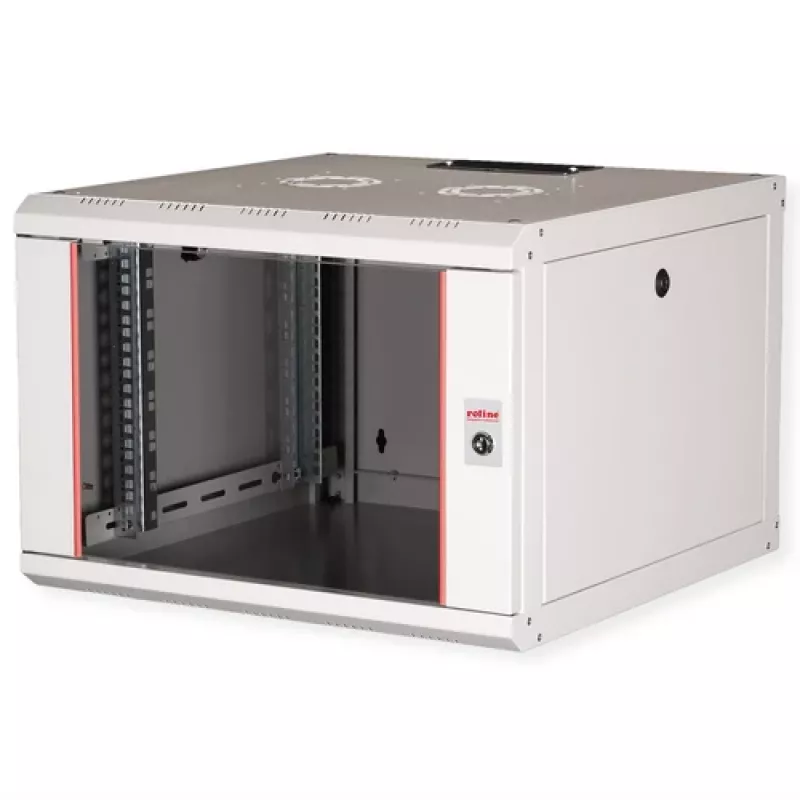 Seinäasennettava palvelinkotelo ROLINE PRO 7, 7 HE, 19 tuumaa, 600x600 mm, harmaa