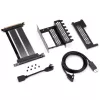 CableMod pystysuuntainen PCI-e-kiinnike, PCI-e 4.0 Edition, HDMI + DisplayPort, musta