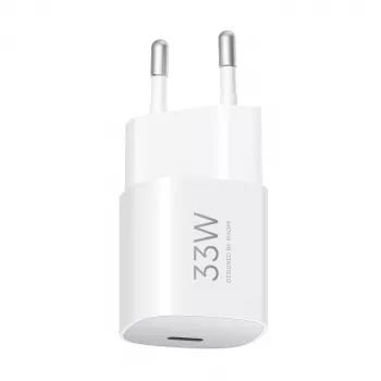 Virtalähde Xiaomi 33W Nano USB-C EU seinälaturi – 33 W USB-C-lähtö puhelimille ja tableteille