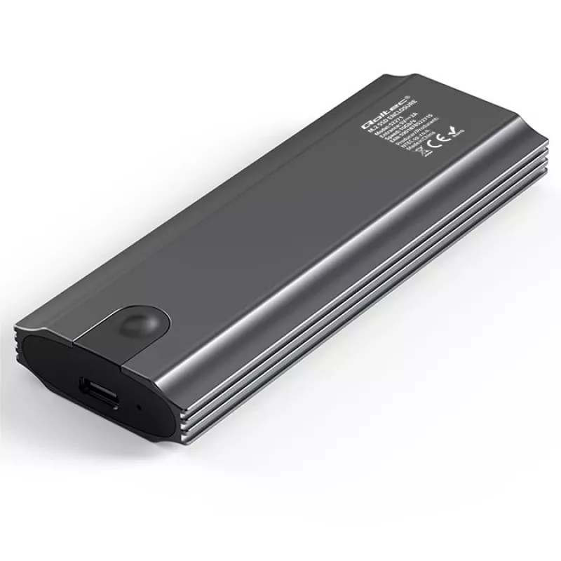 Kotelo | tasku NV2271 M.2 SSD -asemalle | SATA | NVMe | USB-C | 2TB