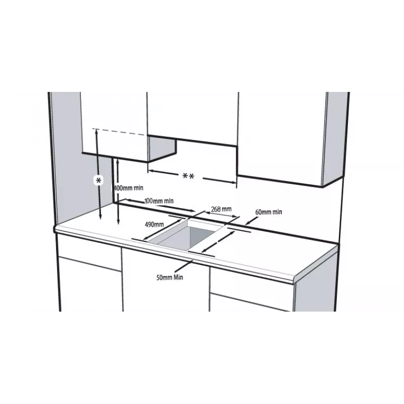 Beko HDCC32200X keittotaso kalusteisiin asennettava vyöhykeinduktioliesi 2 vyöhykettä