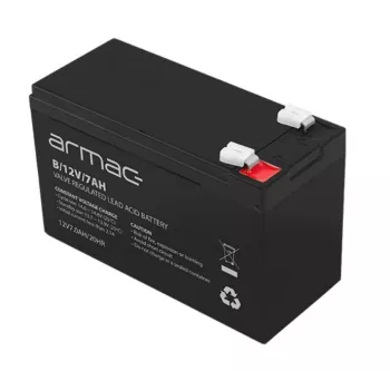 UPS-akku ARMAC B/12V/7AH — lyijyhyytelö 12V 7Ah, 110A max. purkuvirta, ABS-kotelo