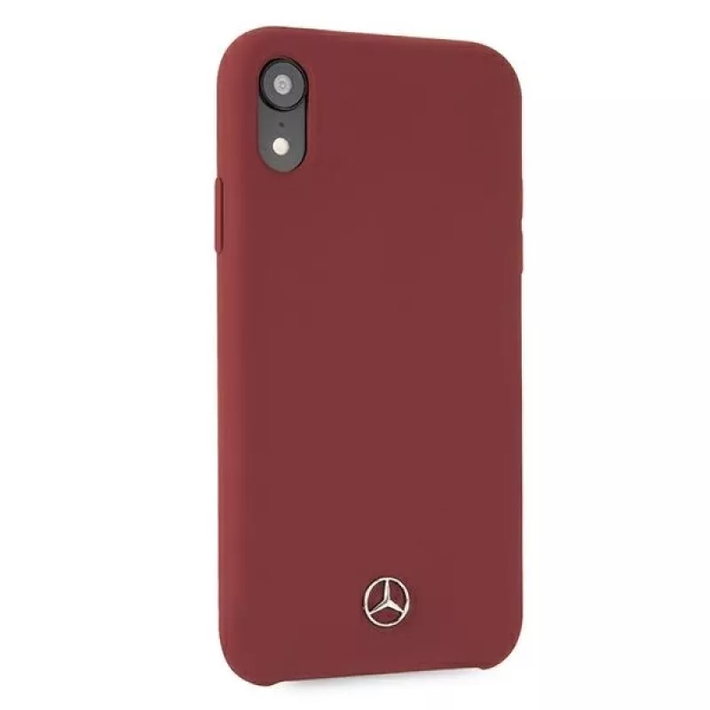 Mercedes-Benz Hard Cover silikoni Apple iPhone XR punainen MEHCI61SILRE