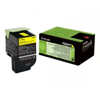 Värikasetti Lexmark värikasetti 702HY keltainen 70C2HY0 3000 sivua