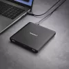 Intenso EOD 500BD Slim ulkoinen Blu-ray-poltin, USB 3.2 Gen 1, musta