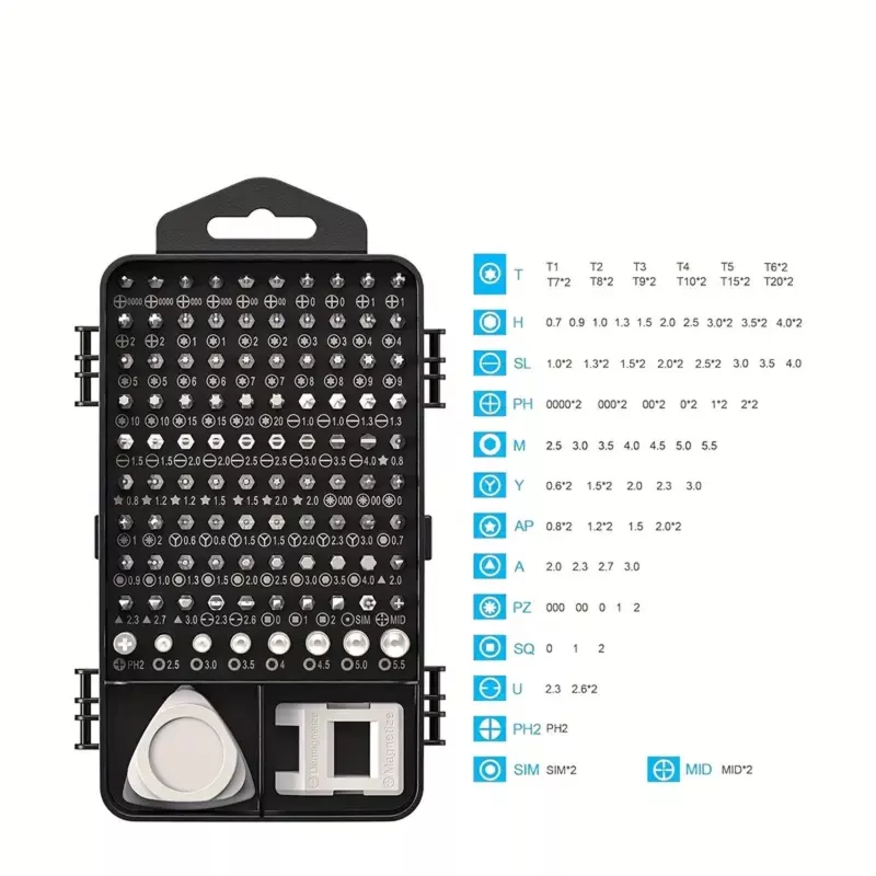 Extralink Precision ruuvimeisselisarja, Torx-ruuvimeisselit 115 in 1