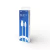 Savio USB 2.0 USB A - Micro USB valkoinen CL-167 3 m kaapeli