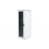 DIGITUS 36HE Unique verkkokaappi 600x800mm lasiovi harmaa