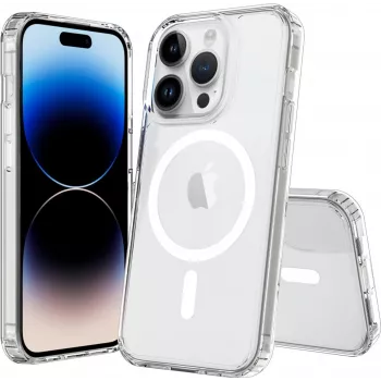 Kotelo JT BERLIN Pankow Clear MagSafe iPhone 15 Pro läpinäkyvä