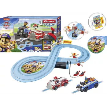 Lelukilparadat CARRERA FIRST Paw Patrol On the Track malli 20063056 — lasten Slotcar-setti